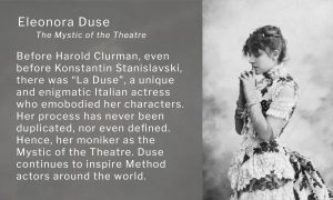 Stanislavski Method Acting Technique image of Eleonora Duse